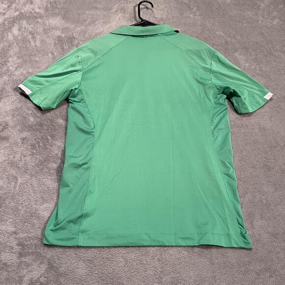 Nike Golf Polo Shirt Mens Medium Green Tour Performance Dri-FIT PGA Swoosh - Picture 7 of 8